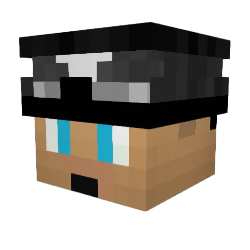 SiegHeil88 Minecraft avatar head, 3D render