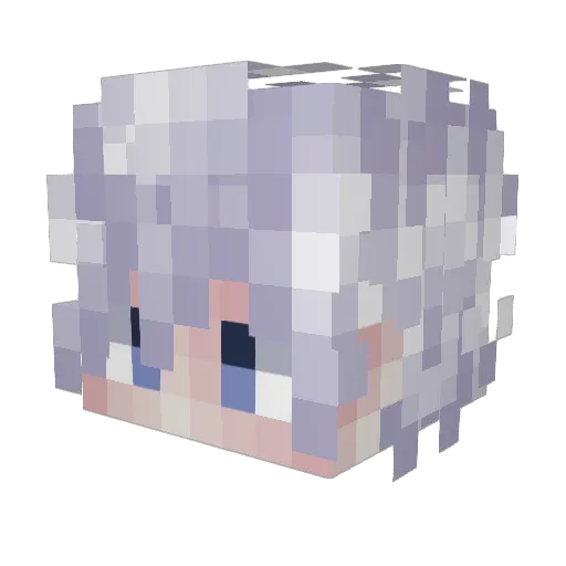 Siege_0227 Minecraft avatar head, 3D render