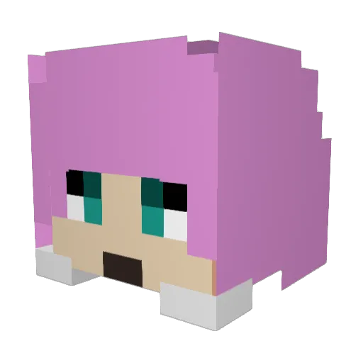SiegfridPvP Minecraft avatar head, 3D render