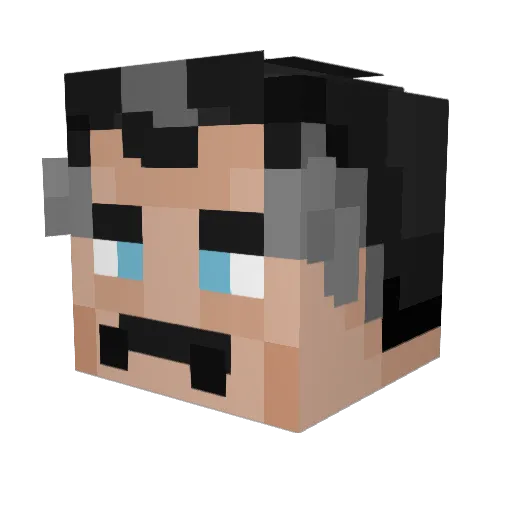 Siegfried_69 Minecraft avatar head, 3D render