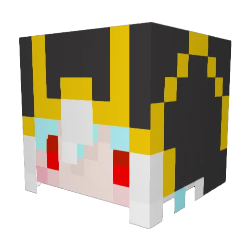Sieghard_ Minecraft avatar head, 3D render