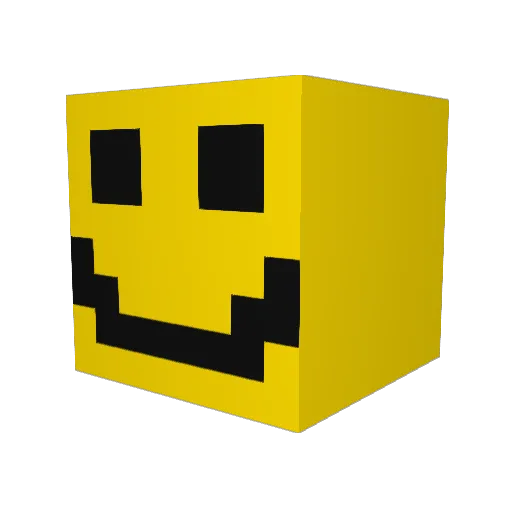 Siejo Minecraft avatar head, 3D render