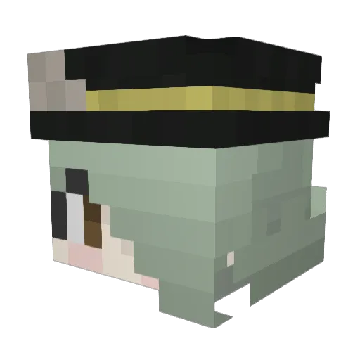 SielOrdre Minecraft avatar head, 3D render