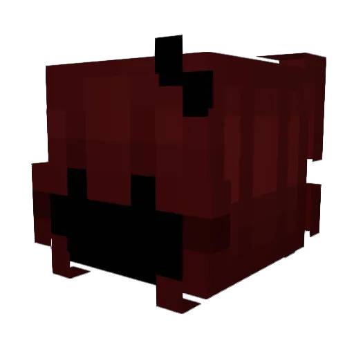 Sielss Minecraft avatar head, 3D render