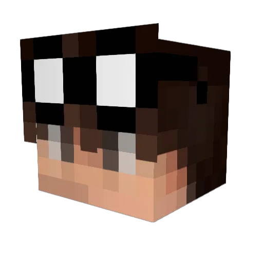 Siem_1701 Minecraft avatar head, 3D render