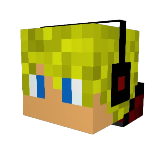 Siemen_VDS Minecraft avatar head, 3D render