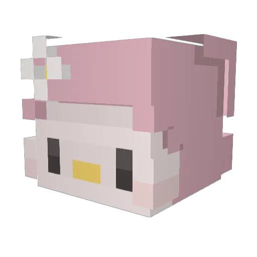 Sienna9 Minecraft avatar head, 3D render