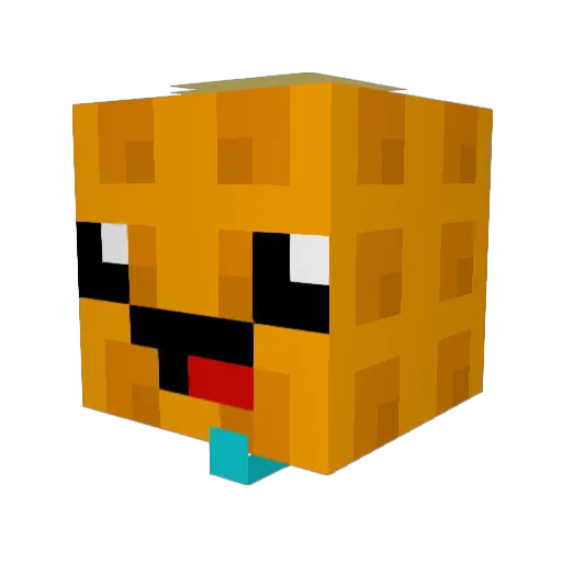 SiennaLetterie Minecraft avatar head, 3D render