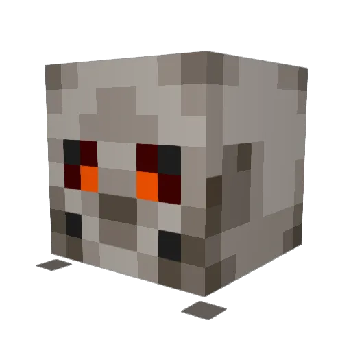 Sierrawolf87 Minecraft avatar head, 3D render