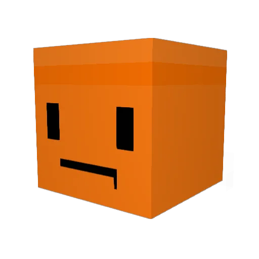 Siesta3 Minecraft avatar head, 3D render
