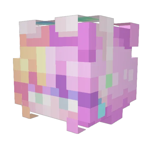 SieteSoles23 Minecraft avatar head, 3D render