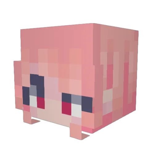 Siethedark Minecraft avatar head, 3D render