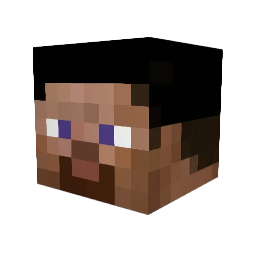 Sieu07 Minecraft avatar head, 3D render