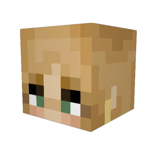 Siever_sp Minecraft avatar head, 3D render