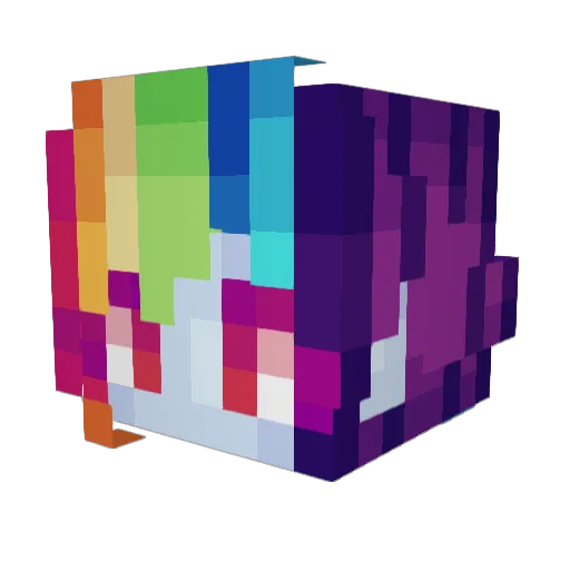 SifDj Minecraft avatar head, 3D render