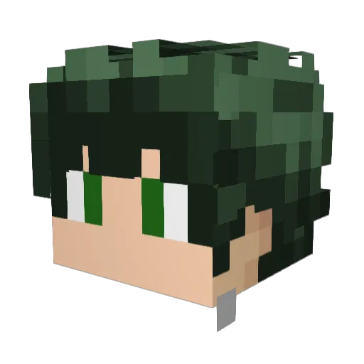 SifStrike Minecraft avatar head, 3D render