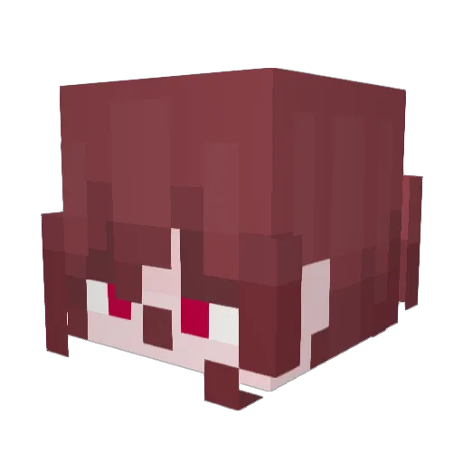 SifVydiv Minecraft avatar head, 3D render