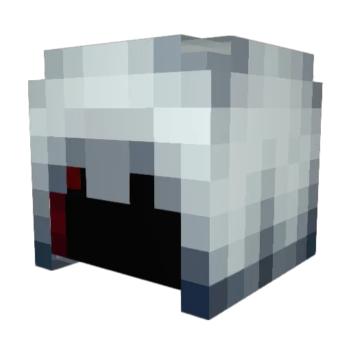 Sifax320 Minecraft avatar head, 3D render