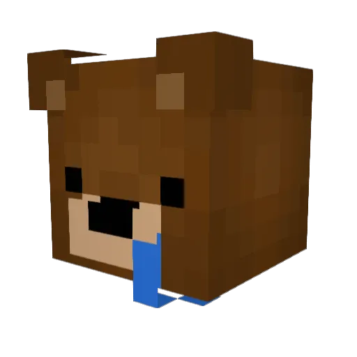 SiggeJanssonV2 Minecraft avatar head, 3D render