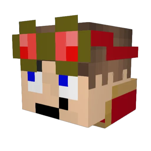 Siggen6002 Minecraft avatar head, 3D render
