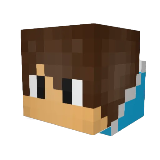 SiggiKran Minecraft avatar head, 3D render