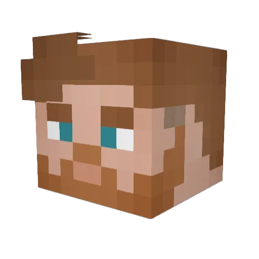 SiggiSiegesmund Minecraft avatar head, 3D render