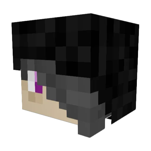 SiggiSmiles Minecraft avatar head, 3D render