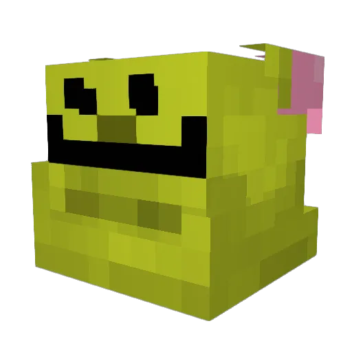 Siggnee Minecraft avatar head, 3D render