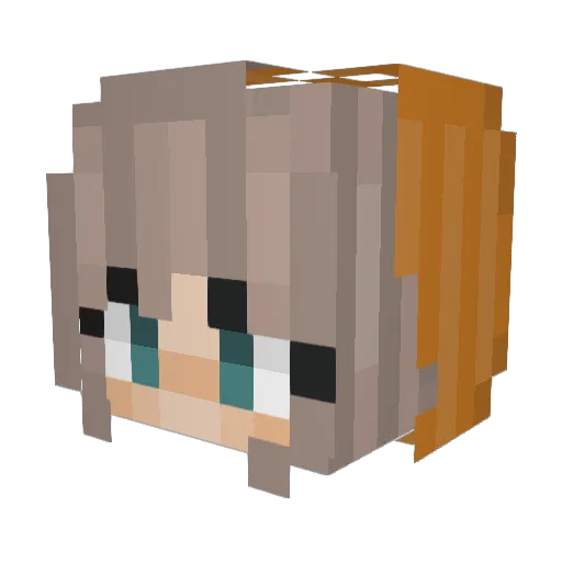 Siggy42 Minecraft avatar head, 3D render