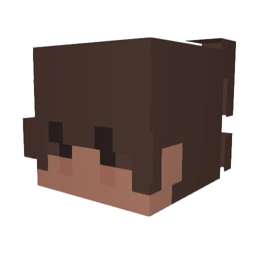 SiggyYT Minecraft avatar head, 3D render