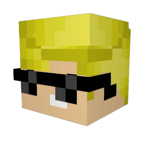 SighCraft Minecraft avatar head, 3D render