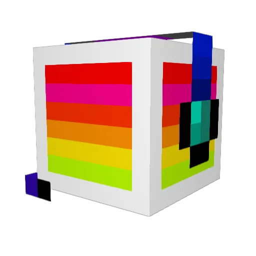Sigh_1753 Minecraft avatar head, 3D render