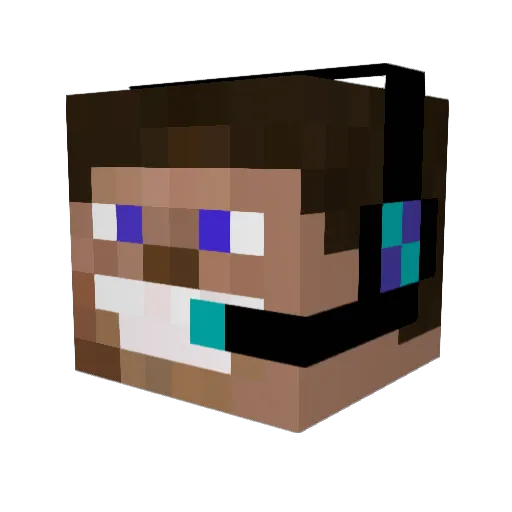 Sigidi_0 Minecraft avatar head, 3D render