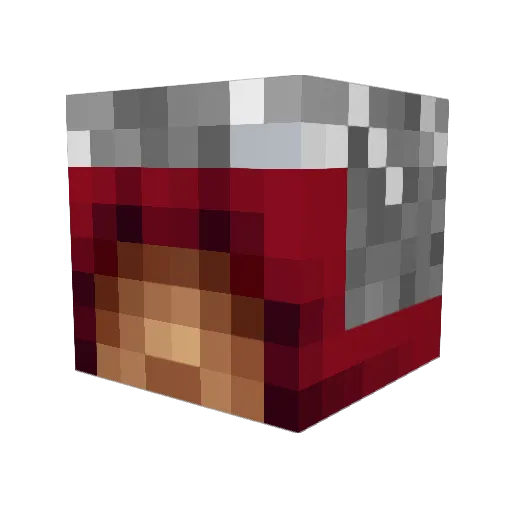 Sigiflamer Minecraft avatar head, 3D render