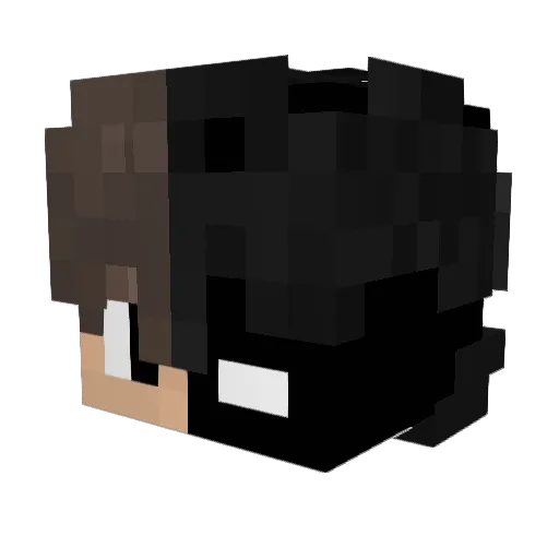 Sigma043 Minecraft avatar head, 3D render