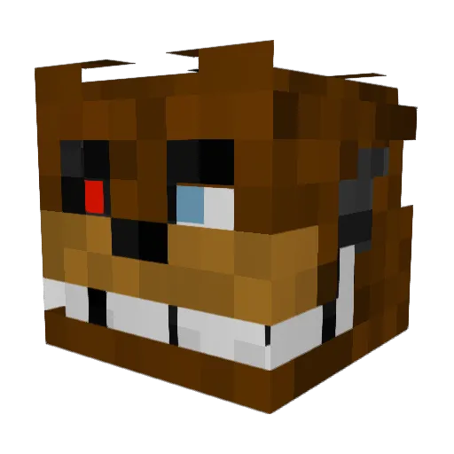 SigmaFlare Minecraft avatar head, 3D render