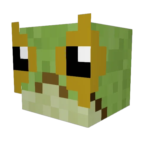SigmaPlus Minecraft avatar head, 3D render