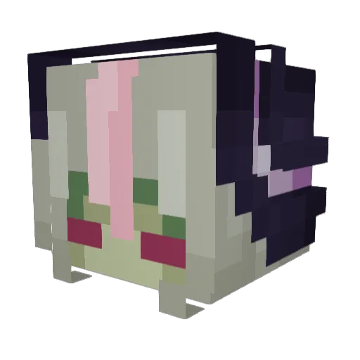 SigmaSeeker Minecraft avatar head, 3D render