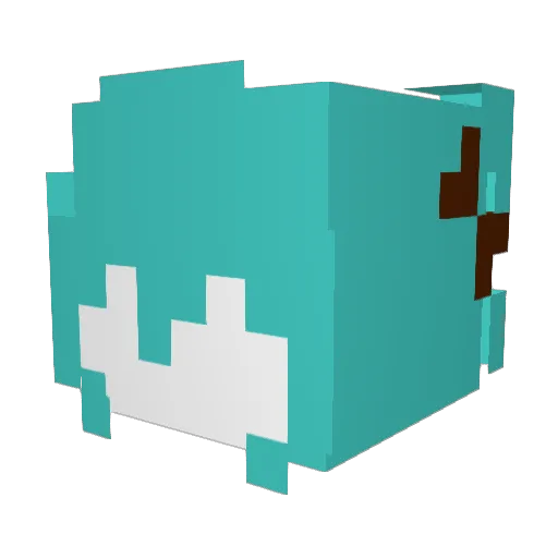 SigmaWarCriminal Minecraft avatar head, 3D render