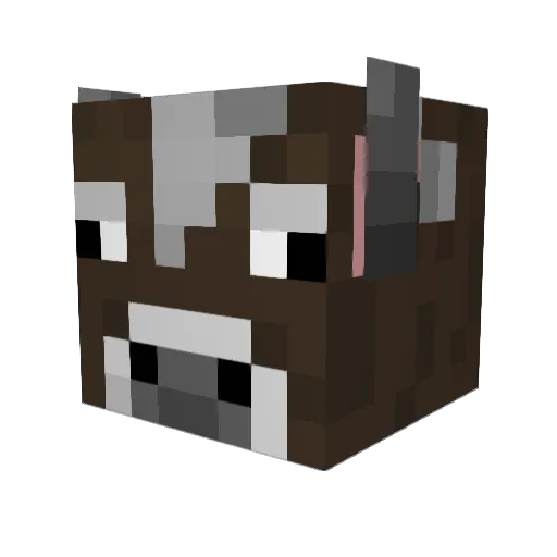 Sigma_Enigma Minecraft avatar head, 3D render