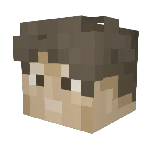 Sigma_Shield Minecraft avatar head, 3D render
