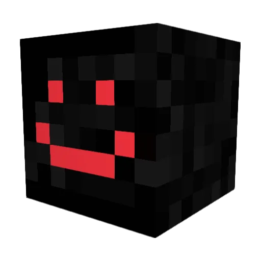 Sigmaand Minecraft avatar head, 3D render