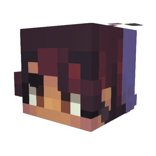 Sigmapro07 Minecraft avatar head, 3D render