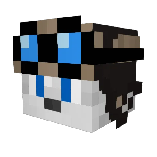 Sigmaquila Minecraft avatar head, 3D render
