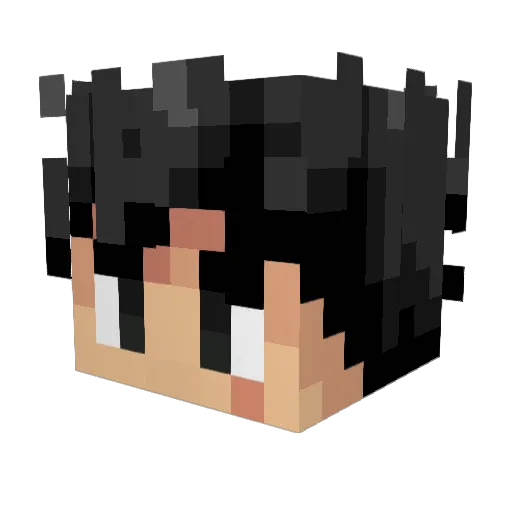 Sigmarizzer69 Minecraft avatar head, 3D render