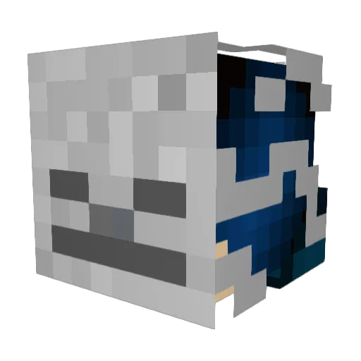 SignalHendrik Minecraft avatar head, 3D render
