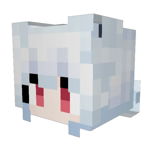 SignalHunter Minecraft avatar head, 3D render
