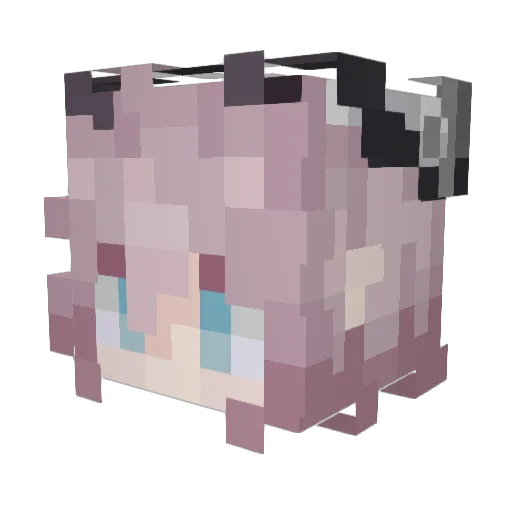 SigneJackdaw Minecraft avatar head, 3D render