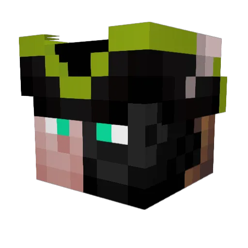 SignificantCrux Minecraft avatar head, 3D render