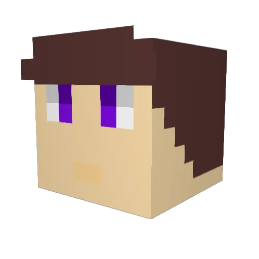 Signorsindac0 Minecraft avatar head, 3D render